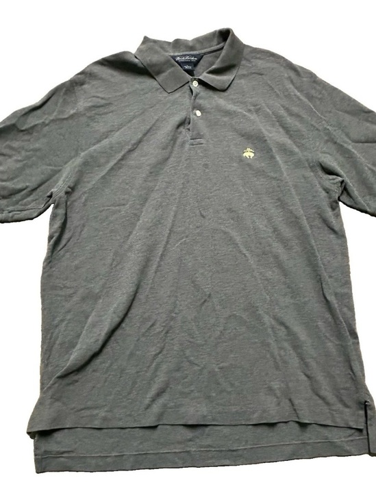 Brooks Brothers Other - Men’s Brooks Brothers Charcoal Grey Short Sleeve Golf Polo Shirt Size Large